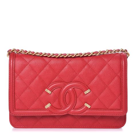 chanel wallet on chain red hard to get|Chanel timeless wallet on chain.